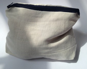 Cotton Purse, Make up Bag, Pouch
