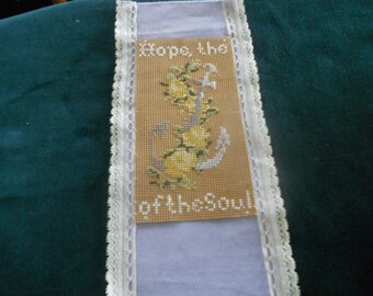 Reproduction Embroidered Bookmark, Victorian, Civil War, New
