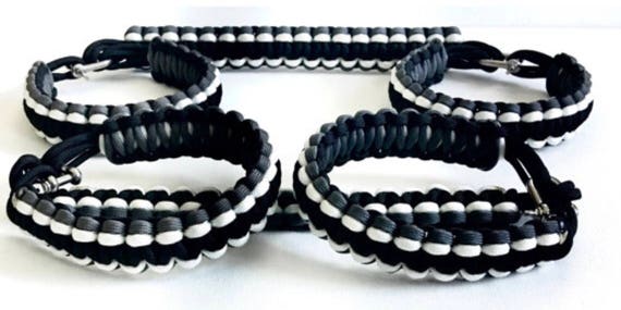 NEW TRI COLOR Paracord Grab Handles Set of 4