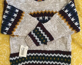 Vintage Hipster Kids New Era Sweater