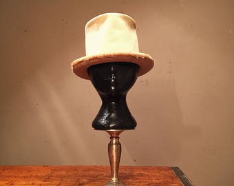 Rare Antique Felt Top Hat - Wool? - Late 1800s - Steampunk Hat - Americana - Custom Hat - Size 7?