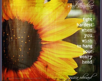 Sunflower sayings | Etsy