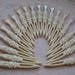 Vintage Cocktail Forks, Little Forks, Hors d'oeuvres Pick, Canape Fork, Martini, Faux Ivory Fork, Appetizer Fork