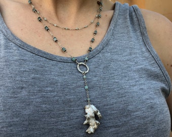 Double-Strand Gilded Coral Necklace (III)