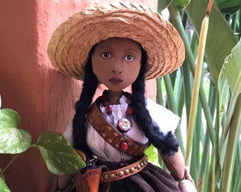 Soldadera, La Adelita Art Doll