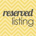 RESERVED LISTING for Stalley