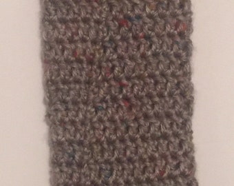 Crochet plastic bag holder