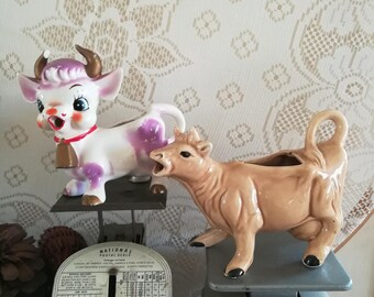 Vintage Ceramic Cow Creamers