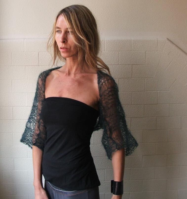 green shrug lightweight shrug summer shrug women's