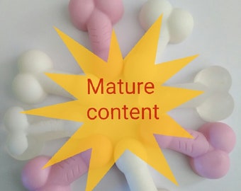 Bag of dicks, ready to ship, penis shaped soap set of eight, bachelor party Favor, bachelorette party Favor, novelty gift, gag gift