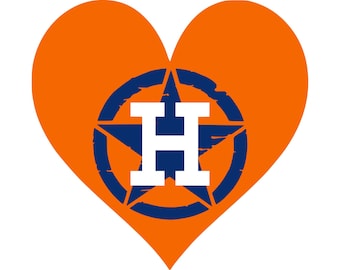 Digi-tizers Heart Astros SVG, Jpg, PDF cutting file, vinyl, HTV, Cricut, Cameo, Laser engraving, Plasma cutting, Vector