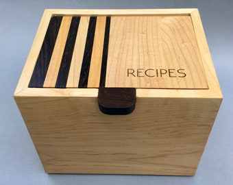 3 x 5 Recipe Card Box, Photo Box