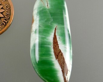 Variscite Cabochon, Variscite Cab, Variscite Green Cab, Australian Designer Variscite, Gift Cab, C3036, Hand Cut by 49erMinerals