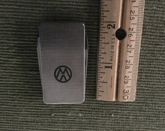 Vintage VW Money clip with file & blade