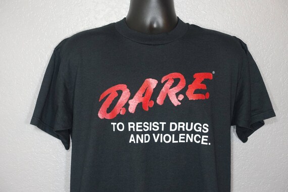 90's D.A.R.E. To Resist Drugs And Violence Vintage T-Shirt