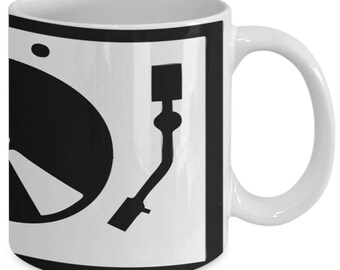 Two Turntables Novelty Coffee Mug