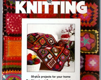 Vintage Hardcover Book Circa 1977 Crochet And Knitting Patterns Better Homes And Gardens 50 Plus Knit And Crochet Projects For Your Home