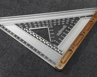 Mirock Square Metric Walnut 206mm
