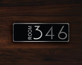 CUSTOM HOTEL ROOM Door Number Sign, Hotel Room Door Number Sign, Customizable Room Number Signs, Hotel Room Number, Hotel Room Numbers