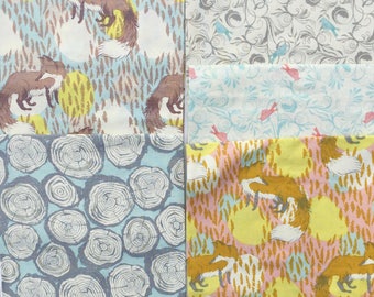 Timber and Leaf Sarah Watts Blend fabrics 5 Quarter Yard set oop vhtf