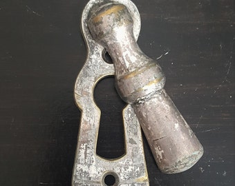 Antique Silver Key Escutcheon 530891
