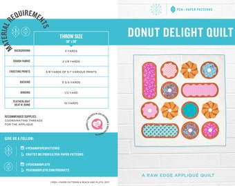 PDF Donut Delight Quilt Pattern