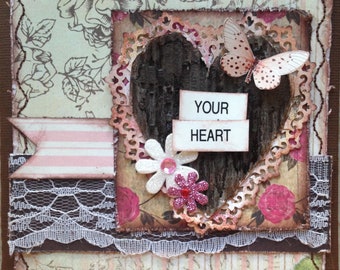 Handmade Thank You Card Your Heart is so Kind