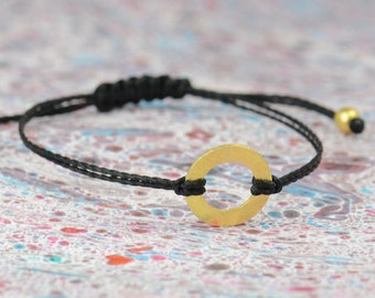 Sterling silver vermeil Karma bracelet