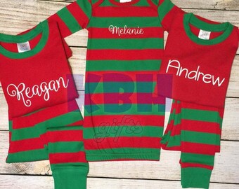 Embroidered Christmas Pajamas