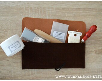 Bookbinding Tool Kit, gift set for bookbinders, essential bookbinding tools, portable bookbinding kit