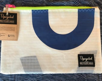 Upcycled Sail Clutch