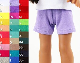 Fits like Wellie Wishers Doll Clothes - Knit Shorts, You Choose Color | 14.5 Inch Doll Clothes