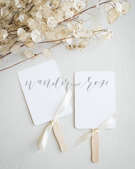 Download Wedding Fan Mockup Styled Stock Photo Image with blank Fans