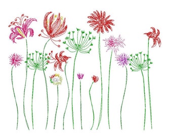 Sotis Summer Meadow: a stickfile for the frame size 13x18 (5x7 inch)