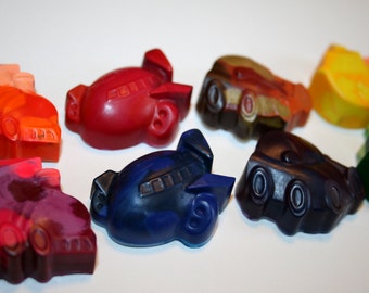 Set of 8 Transportation Crayons