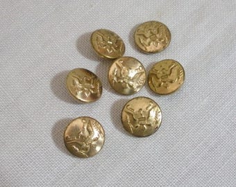 Brass Eagle Buttons | Etsy