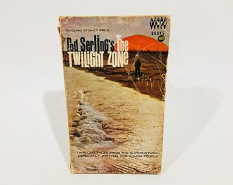 Vintage Sci Fi Book The Twilight Zone - Rod Serling 1965 Paperback Anthology