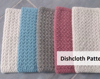 Pattern - Crochet Dishcloth / Washcloth / Spa cloth