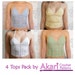 1 pattern FREE. 4 crochet tops. Top with granny squares+ 3 Lacy halter tops with corset back _ PTL1