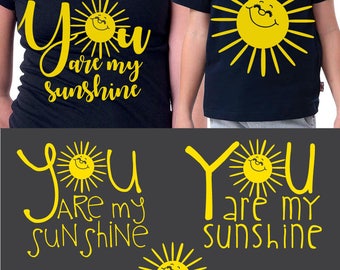 You Are My Sunshine Quote Digital Cut Files Svg Dxf Eps Png Silhouette SCAL Cricut Motivational Download for Paper Vinyl Die Cutting JB-812