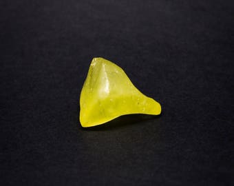 Libyan Desert Glass Tektite - Transparent Yellow, 11g, 3.4cm on Longest Edge