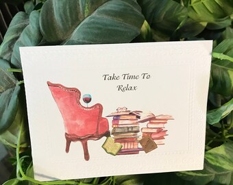 greeting cards, thank you cards, blank greeting cards, librarian thank you, thinking of you card, note card, blank cards, birthday cards