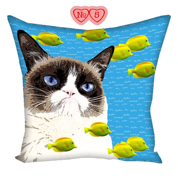 grumpy cat cushion