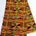 Kente Fabric/Kente African Fabric/Crafts/African Clothing/ Ankara / Kente Dress/Kente Fabric Wax Sold per Yard