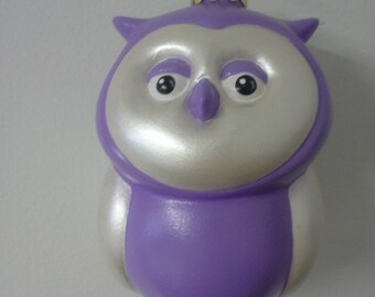 SALE Was 5.25 NOW 2.63 Owl Ornament/figurine--DIY Unfinished Ceramic