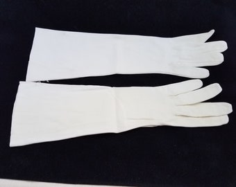Vintage Kislav kid leather opera gloves made in France