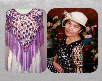 Vintage 1920’s Style Crochet Shawl