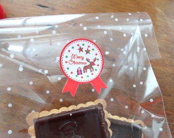 Christmas Stickers - Set of 30