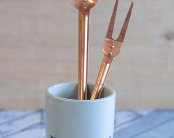 Vintage Kitchen Utensils Jar