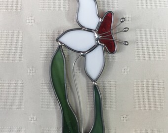 White Daffodil sun catcher
